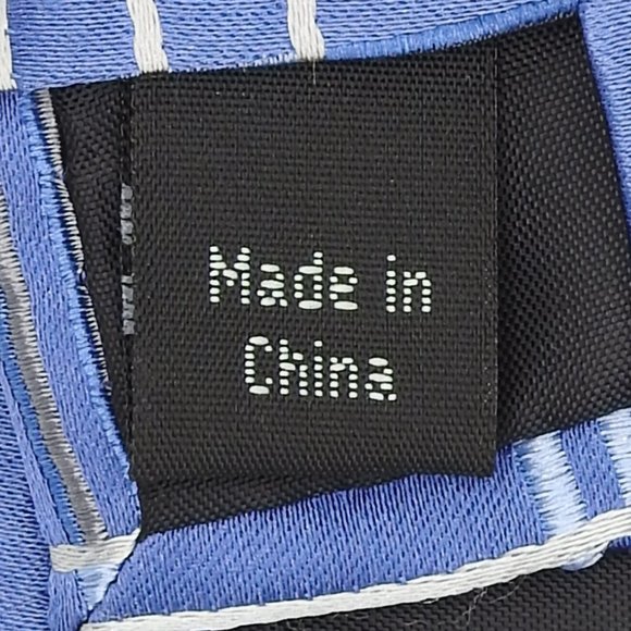 Michael Kors Han Blue Plaid Checkers Neck Tie - Picture 8 of 9